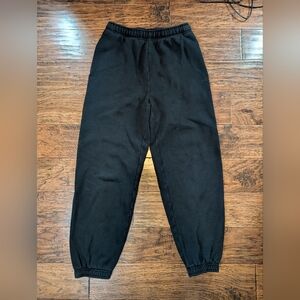 Aritzia Sweatfleece Mega Fit Cozy Fleece Sweatpants in Black Size XS